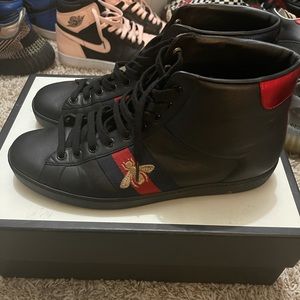 Gucci Ace High Sneakers Black